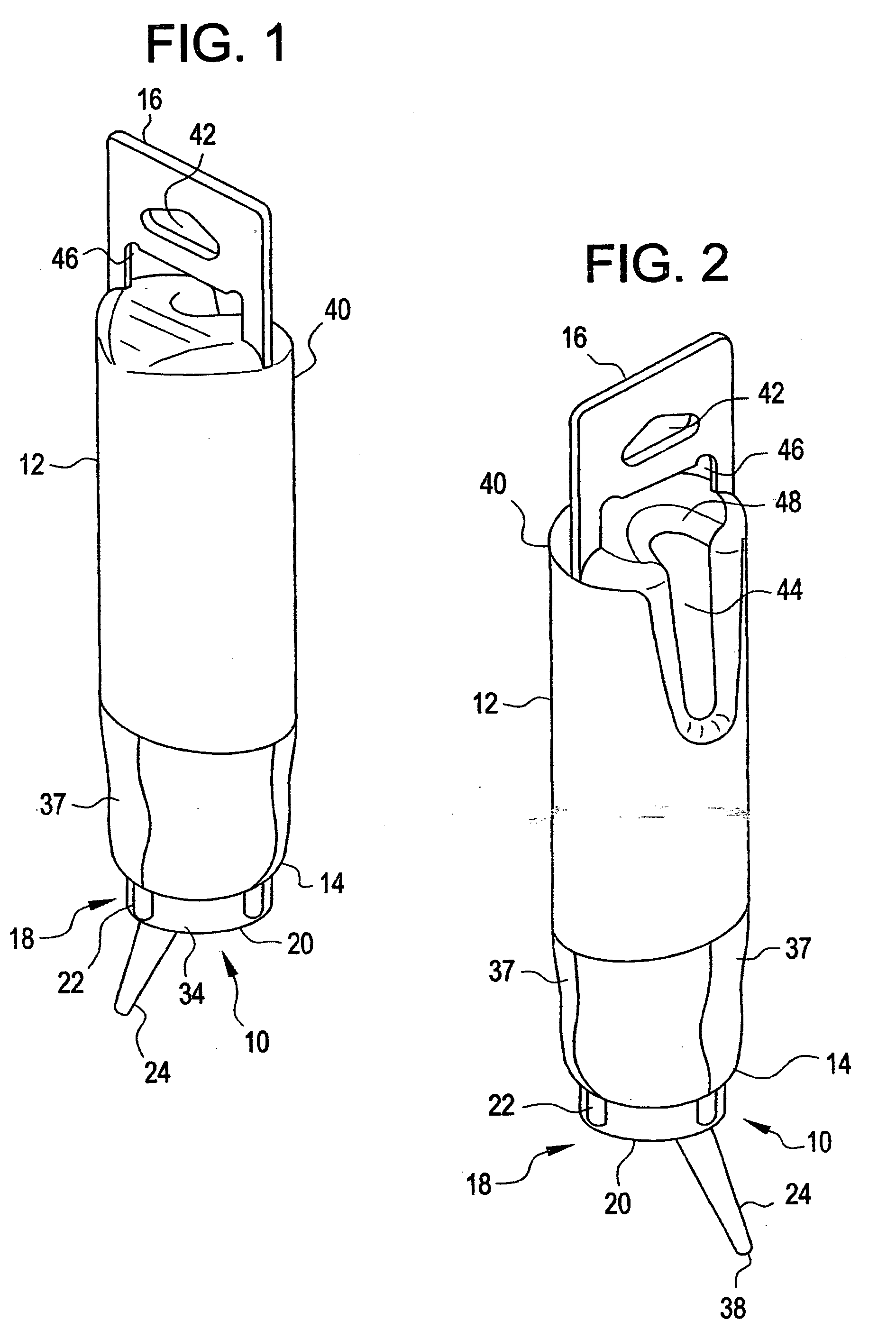 Viscous fluid dispenser with smoothing blade notch