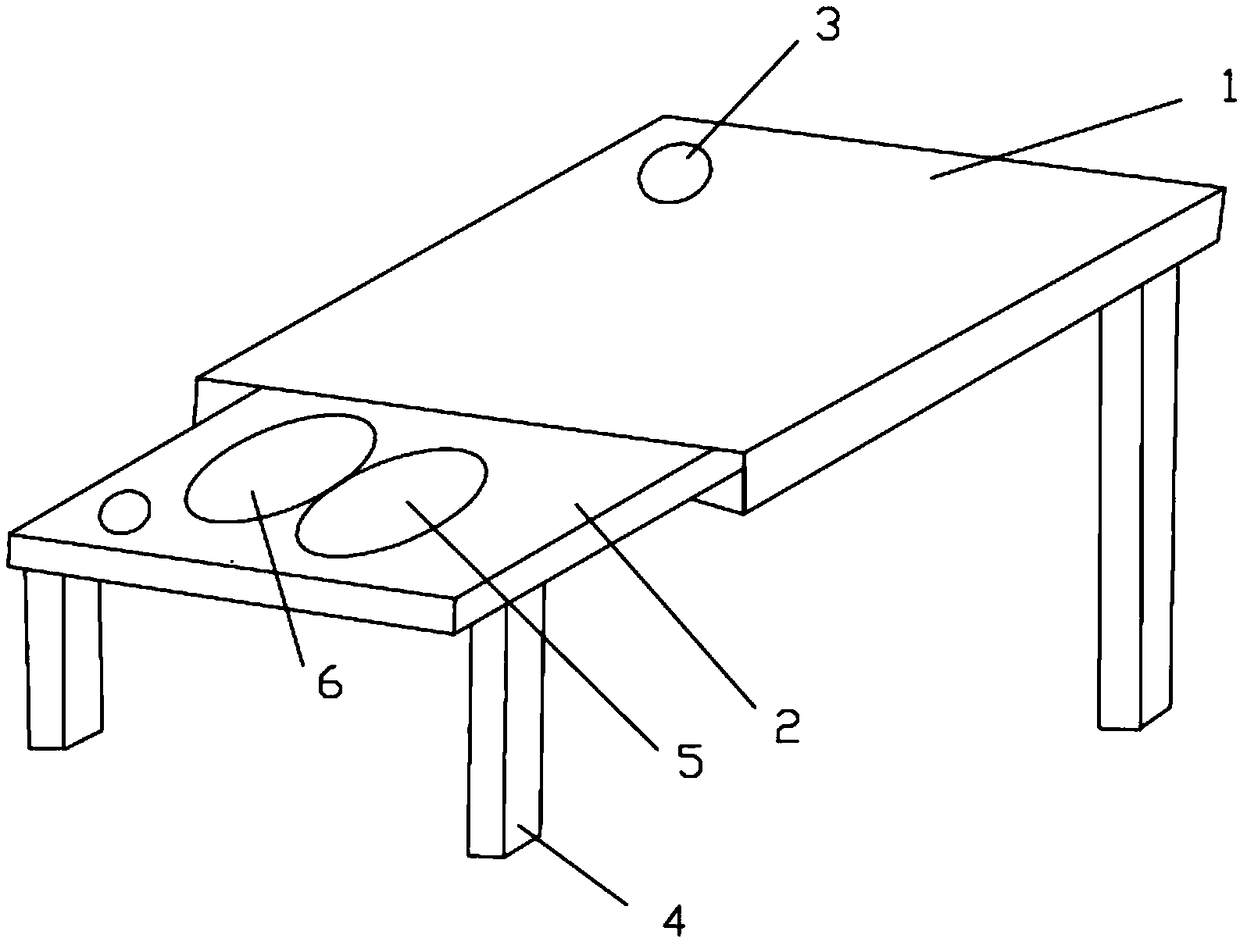 Train carriage storage device