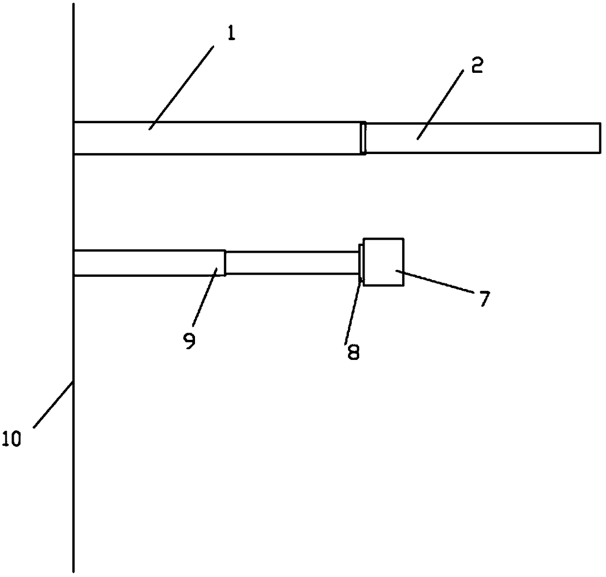 Train carriage storage device