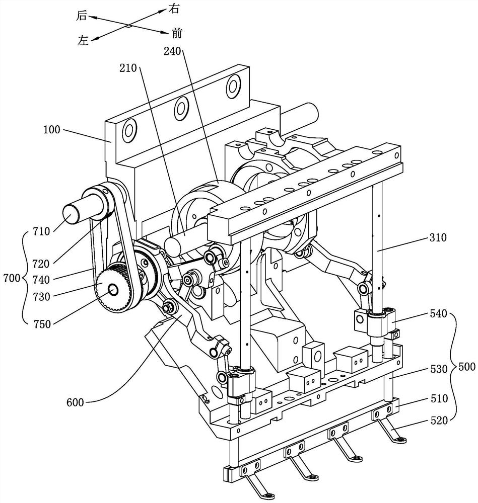 Machine head of embroidery machine and embroidery machine