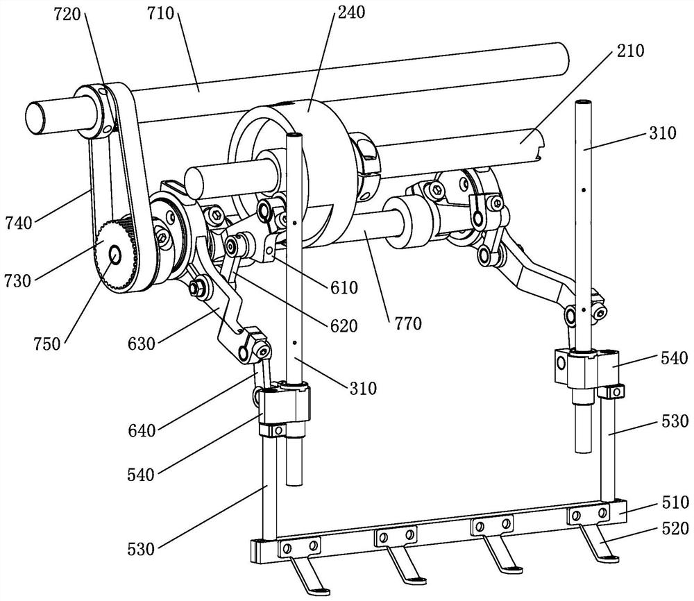 Machine head of embroidery machine and embroidery machine