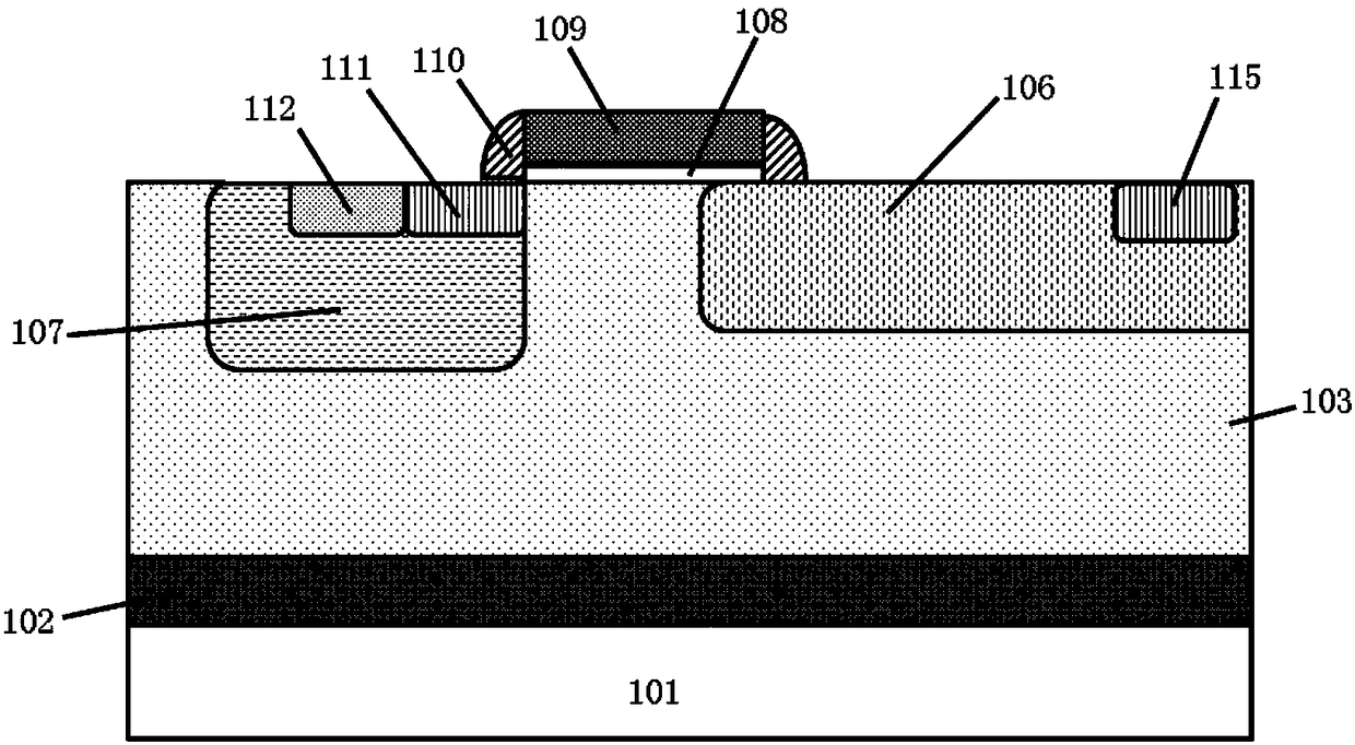 n-type ldmos device and process method