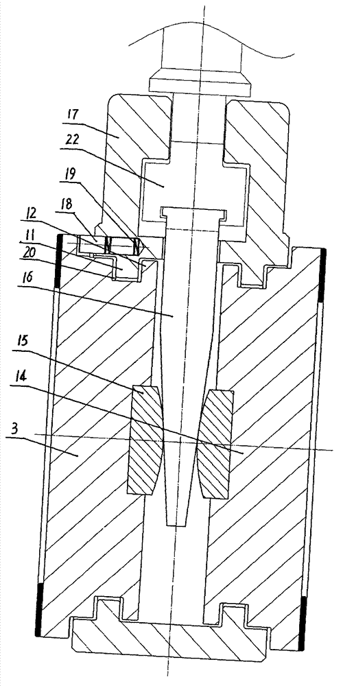 Wedge-caulking parallel sluice valve