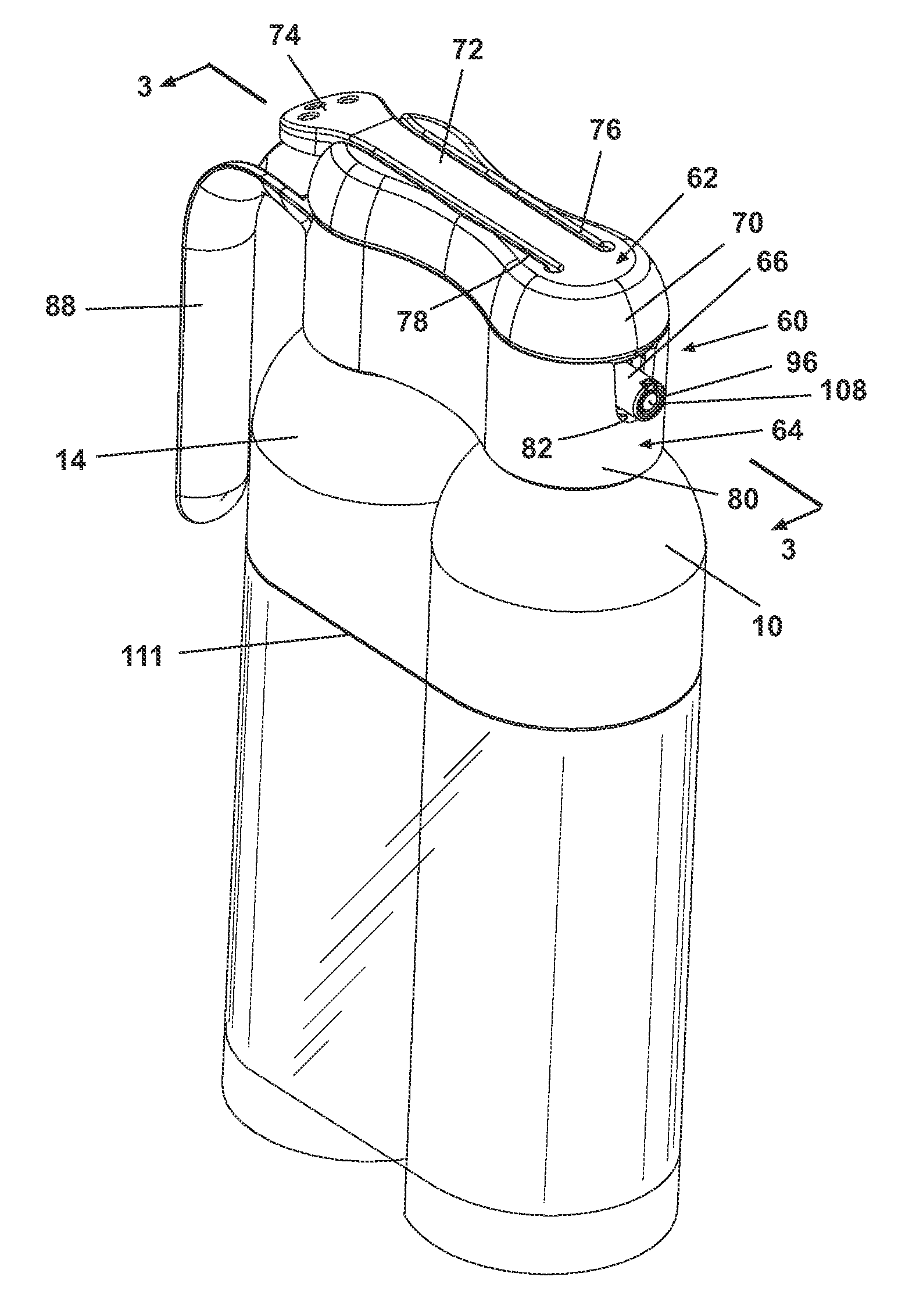 Manual sprayer with dual bag-on-valve assembly