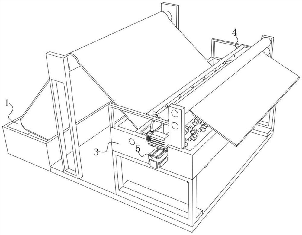 Shaping device for gray fabric production and processing