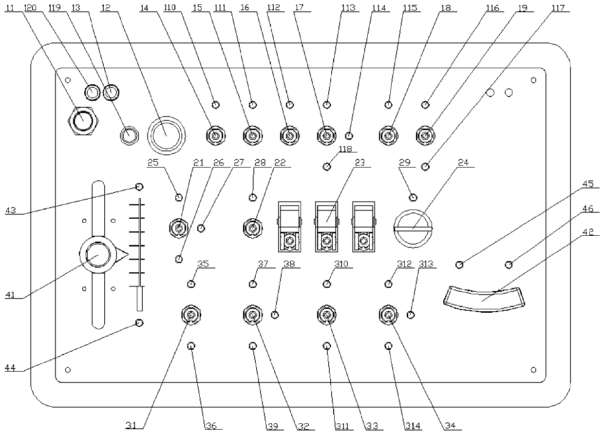 Crawler type remote control mine sweeping system