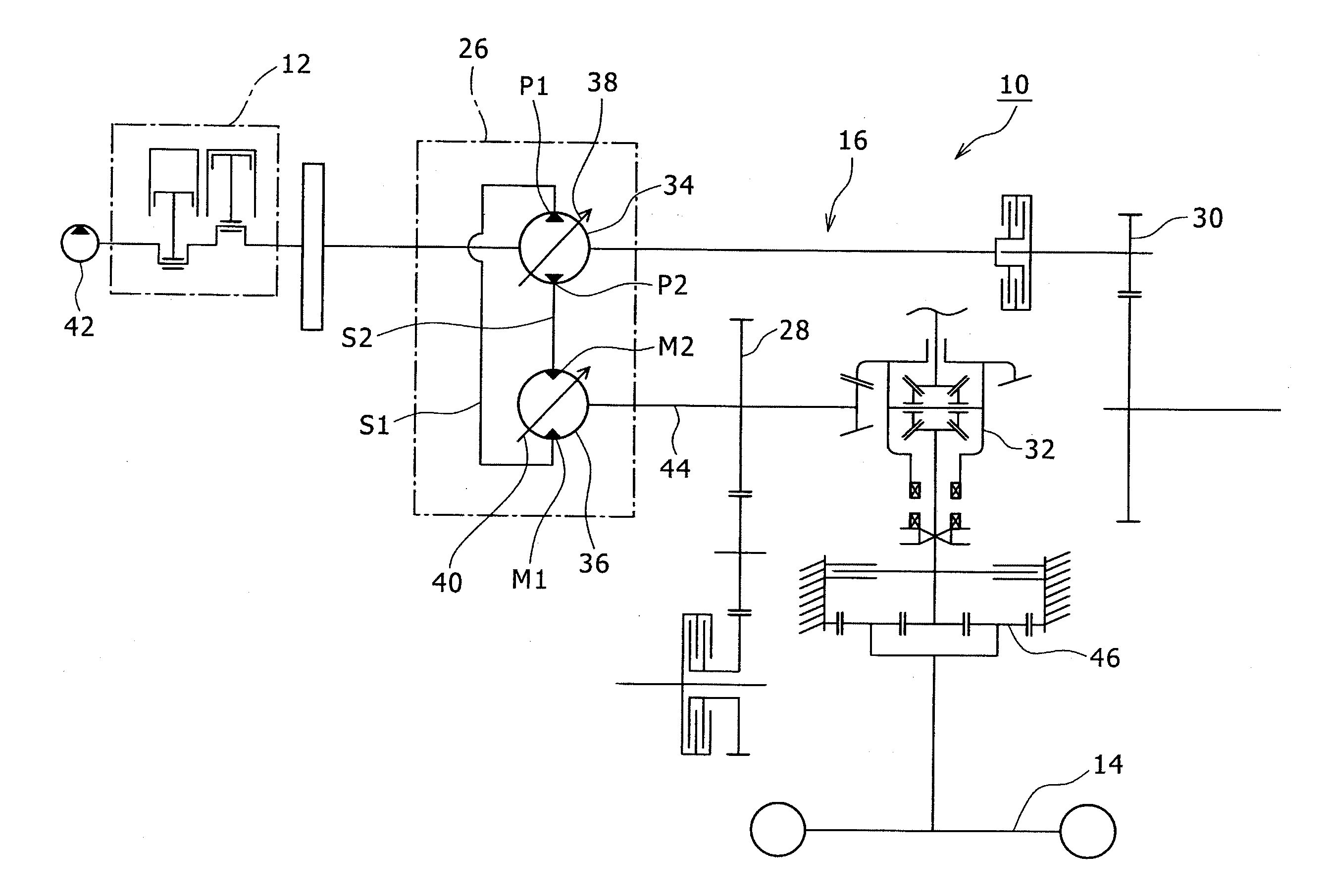 Travel control unit of working vehicle