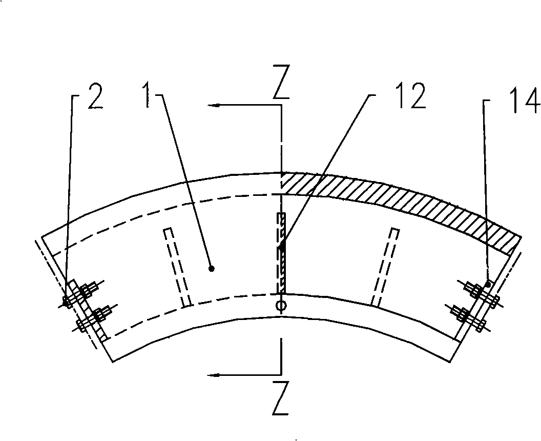 Coupling method of shunting disk for thermal state furnace slag process