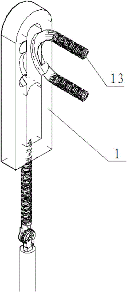 U-shaped screw rod insulation installer