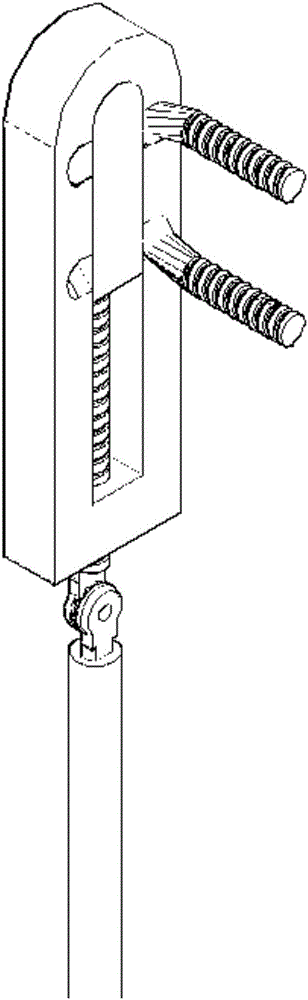 U-shaped screw rod insulation installer