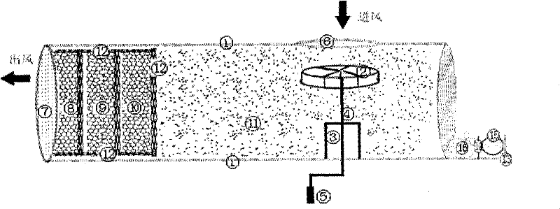 Toxic and harmful gas filter