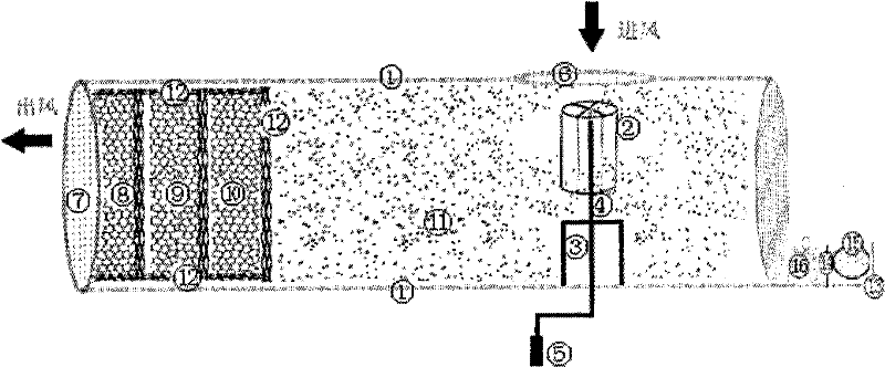 Toxic and harmful gas filter