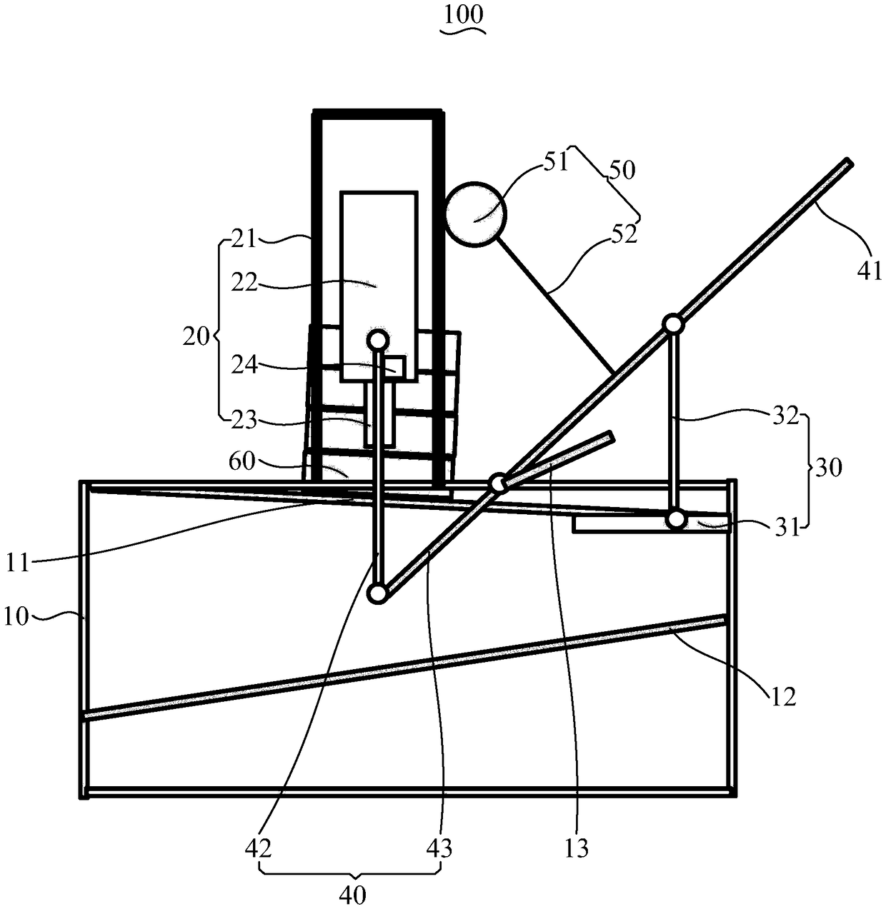 Powerless pile separation device