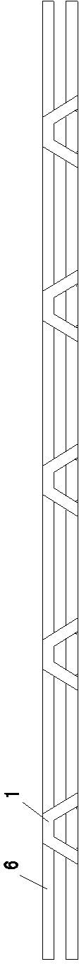 Kara OK-V shaped connecting plate and truss consisting of same