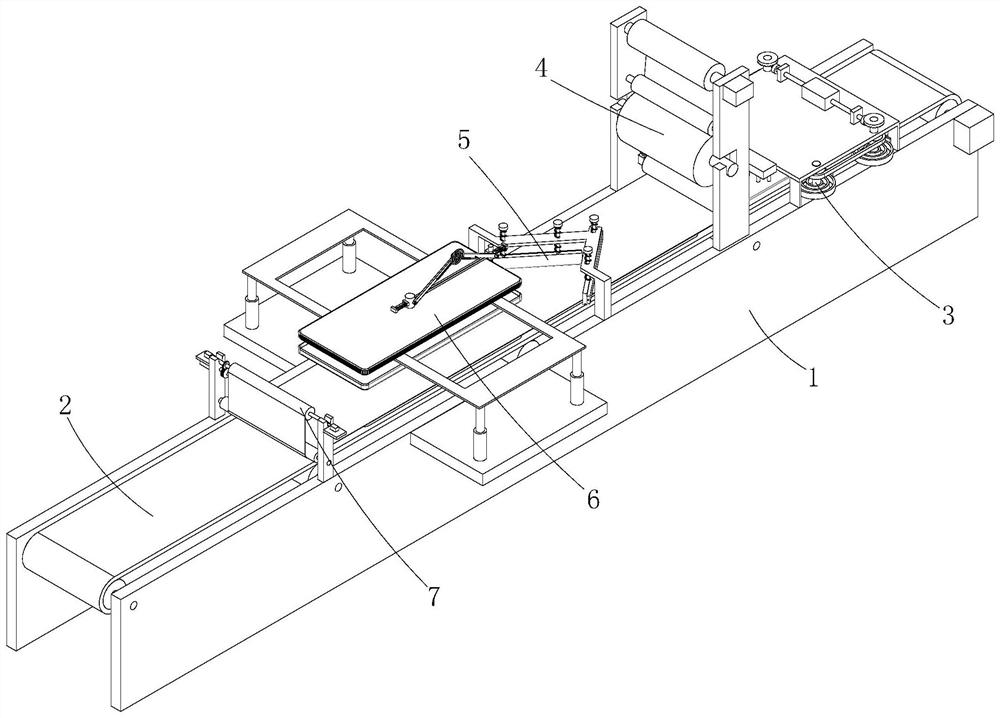 Film sticking equipment for wooden products