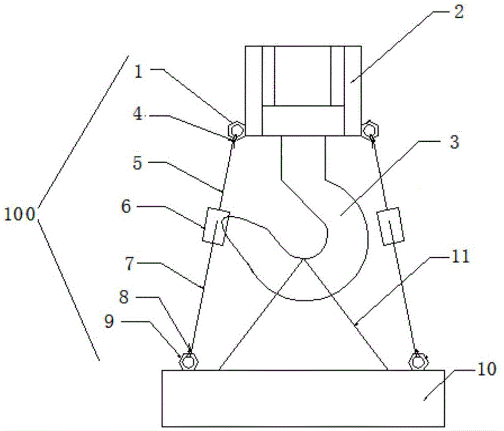 Circular electromagnetic chuck device with anti-rotation balancing function