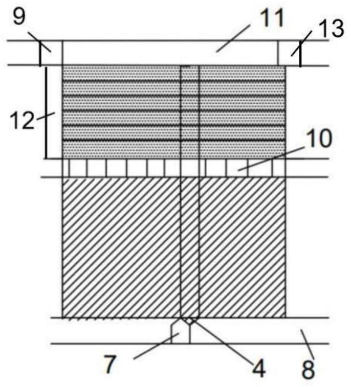 Downward layered drift filling mining method for extremely-broken thick and large ore body