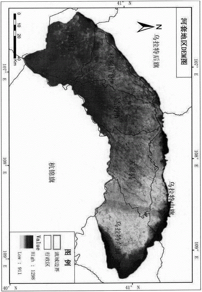 Method for simulating nitrogen and phosphorus pollution load of lake in region with developed irrigation system