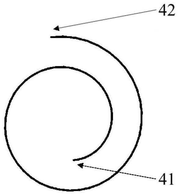 Curled multi-section developing thrombectomy stent system