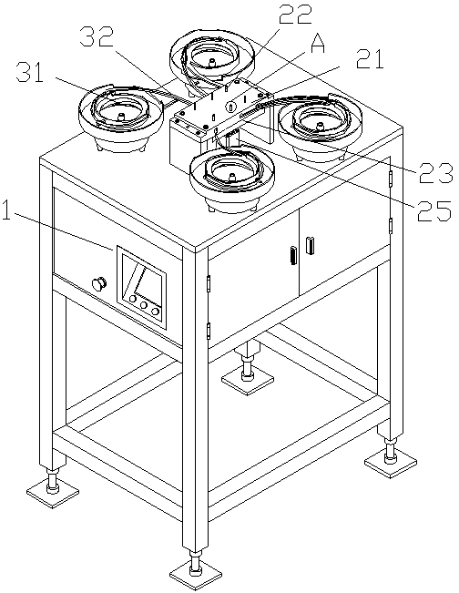 Positioning and embedding device for shell nut