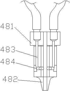 Positioning and embedding device for shell nut