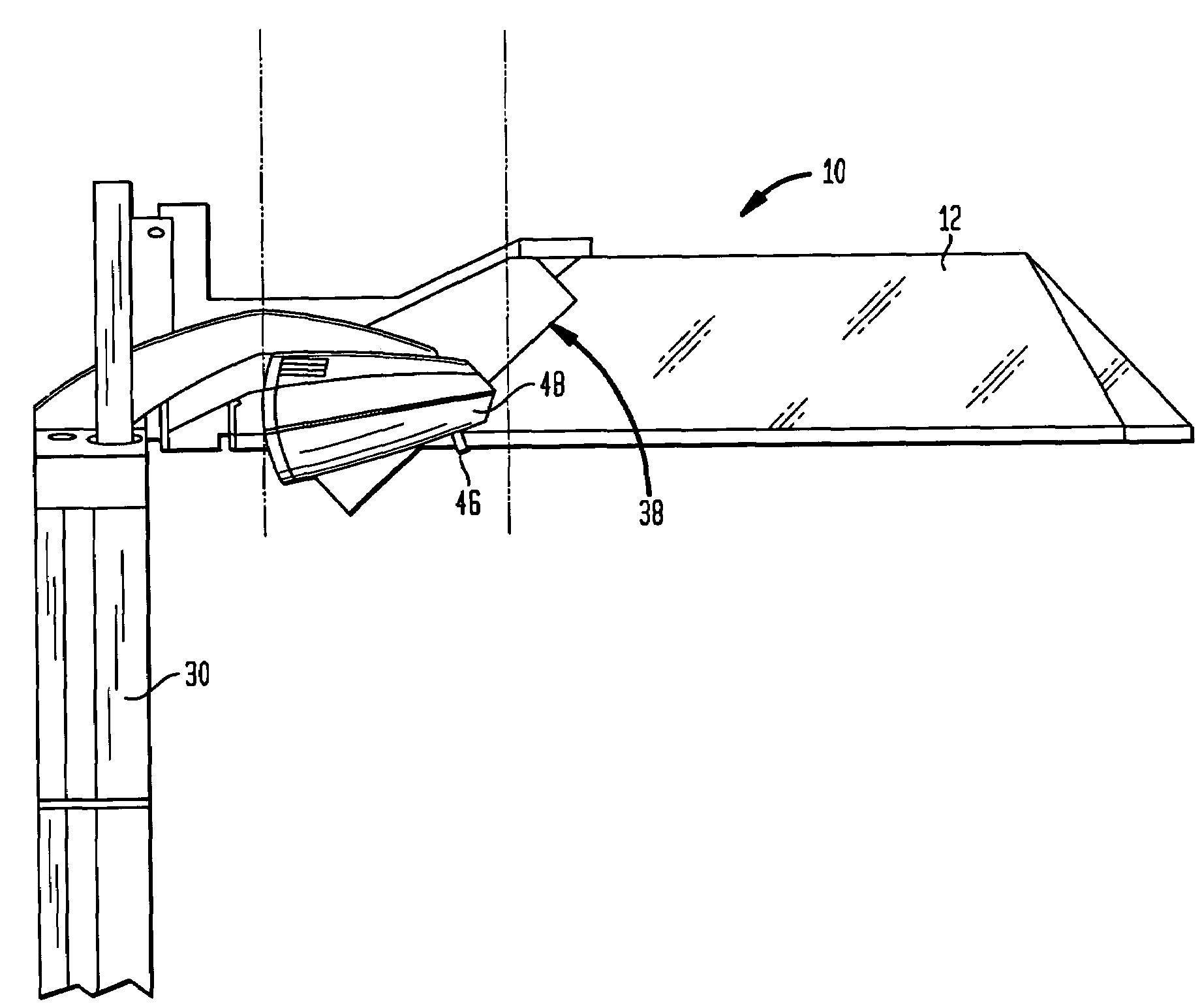 Infant care apparatus with fixed overhead heater