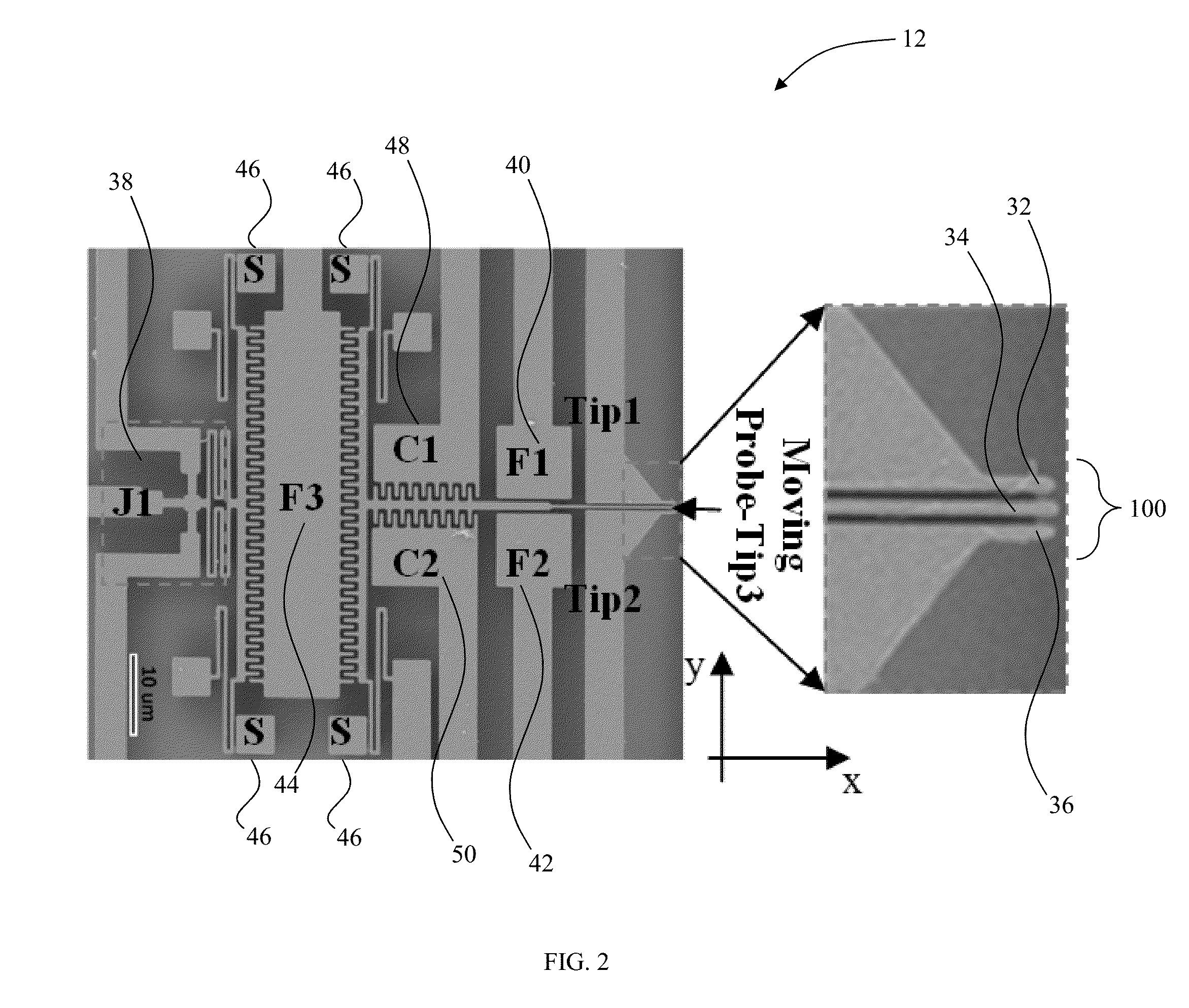 Multiple Integrated Tips Scanning Probe Microscope