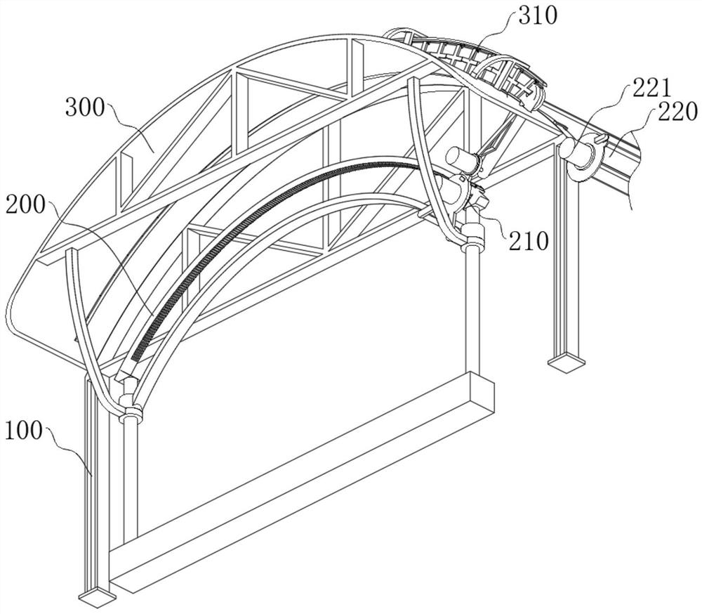 Automatic bidirectional winding and pulling device for sun protection and heat preservation of vegetable greenhouse