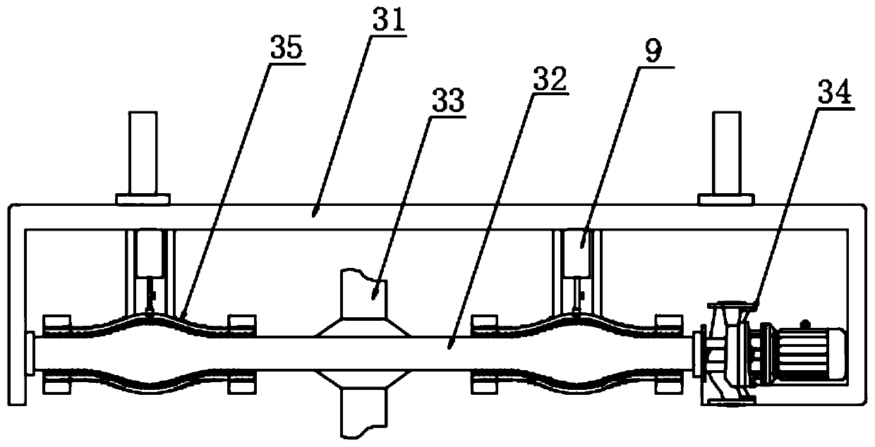 Cold spinning device applied to steel seamless gas cylinder