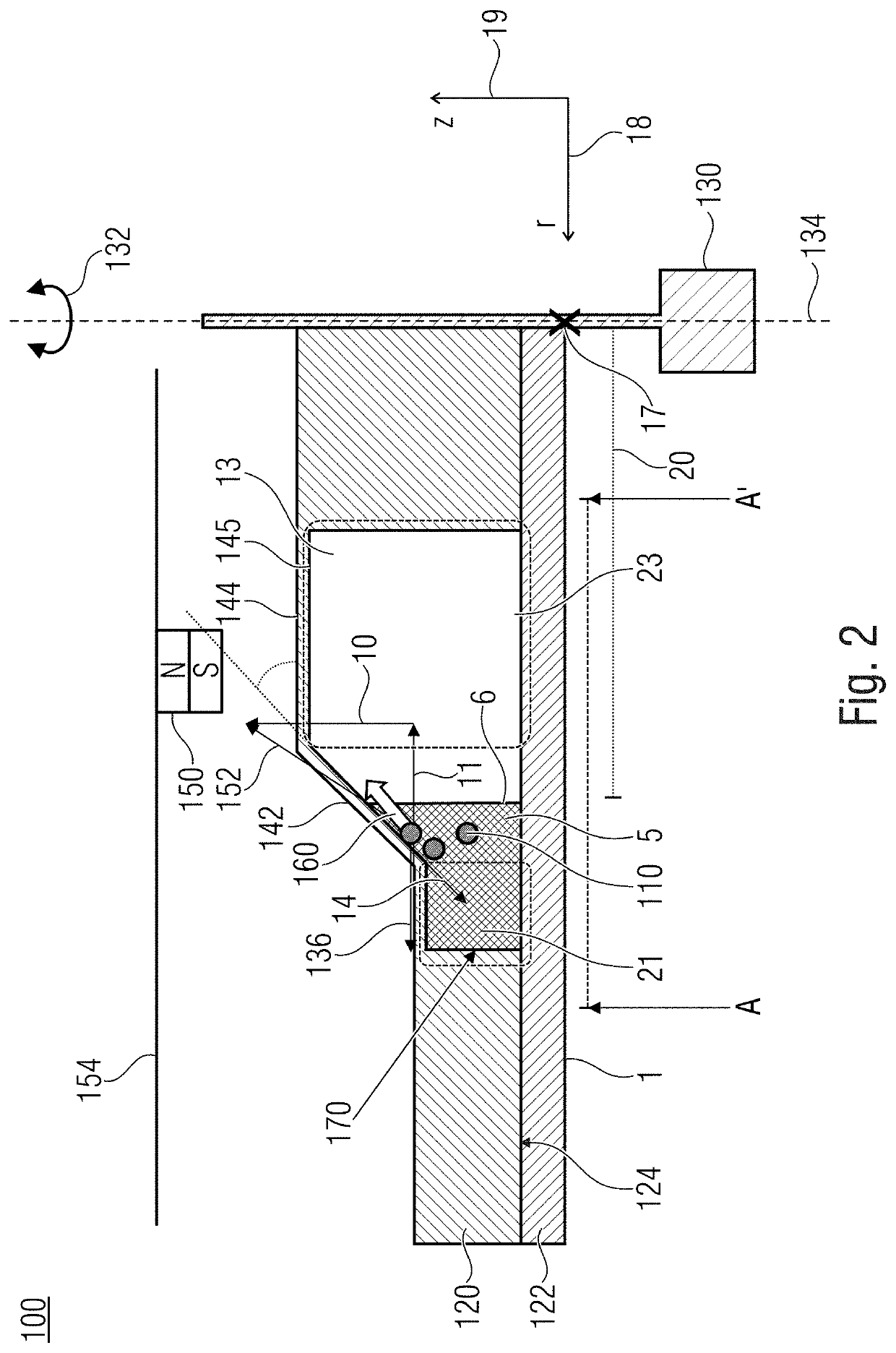 Apparatus and method for transporting magnetic particles