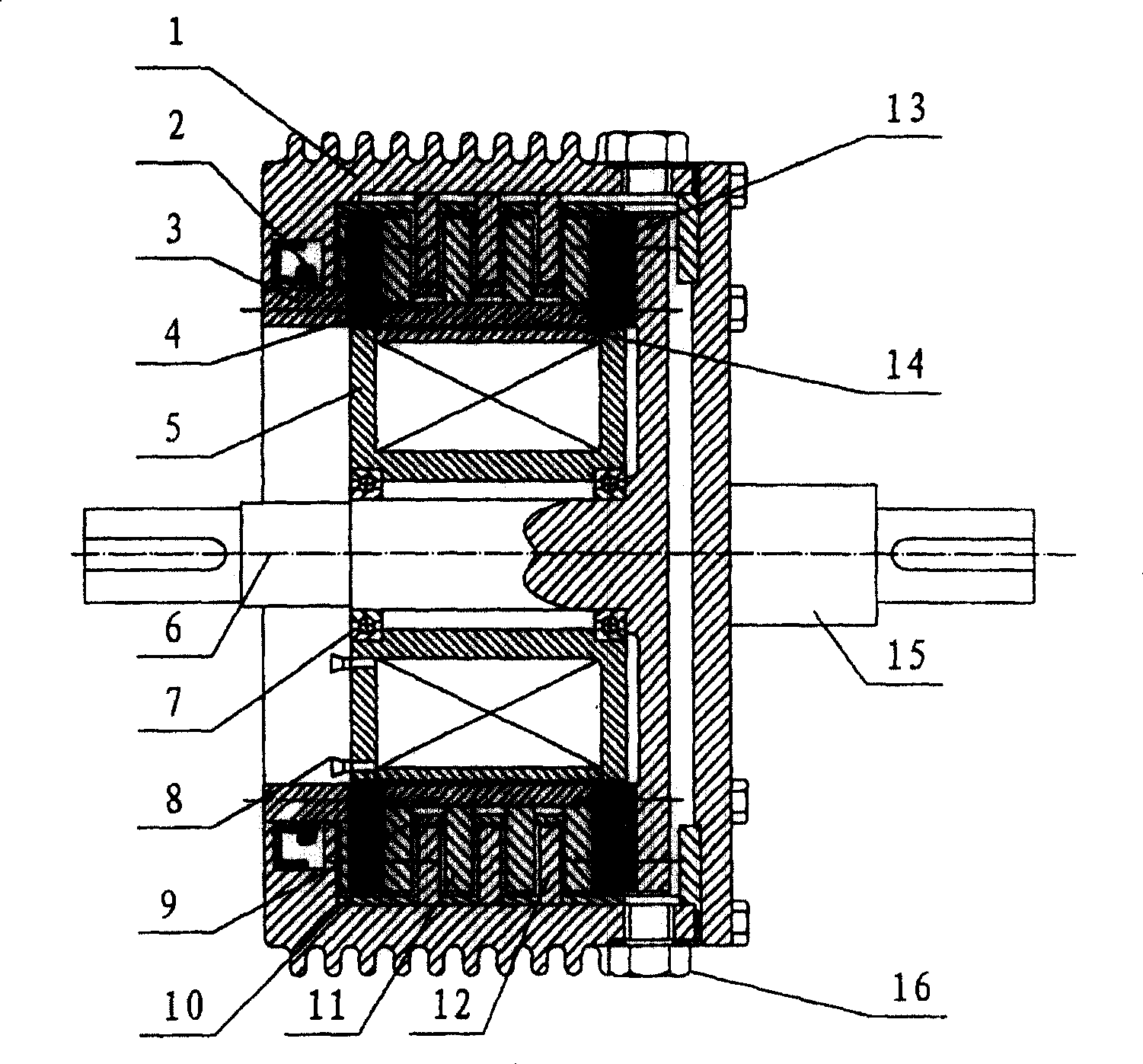 Magnetic rheological hydraulic flexible starter