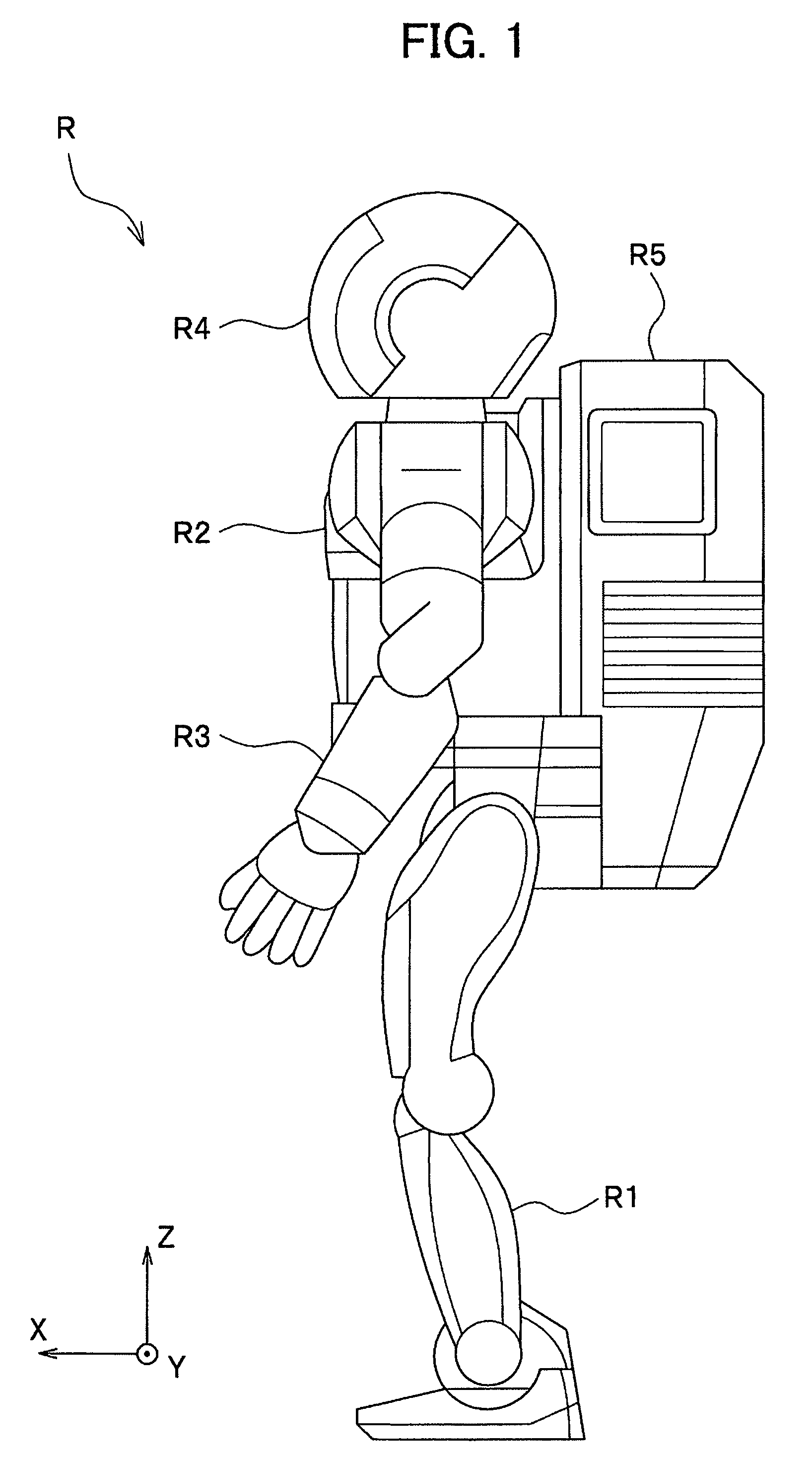 Leg type mobile robot