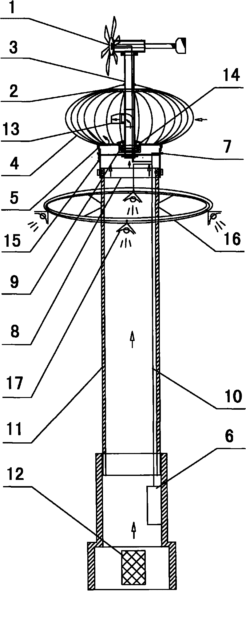 Self-powered environmental-friendly street lamp and square lamp