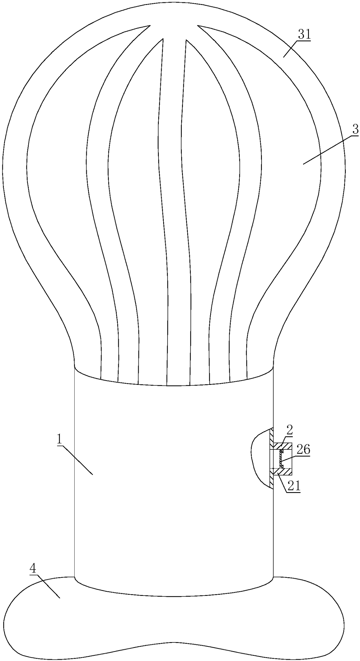 Extrusion-type artificial respiration device capable of being compressed integrally