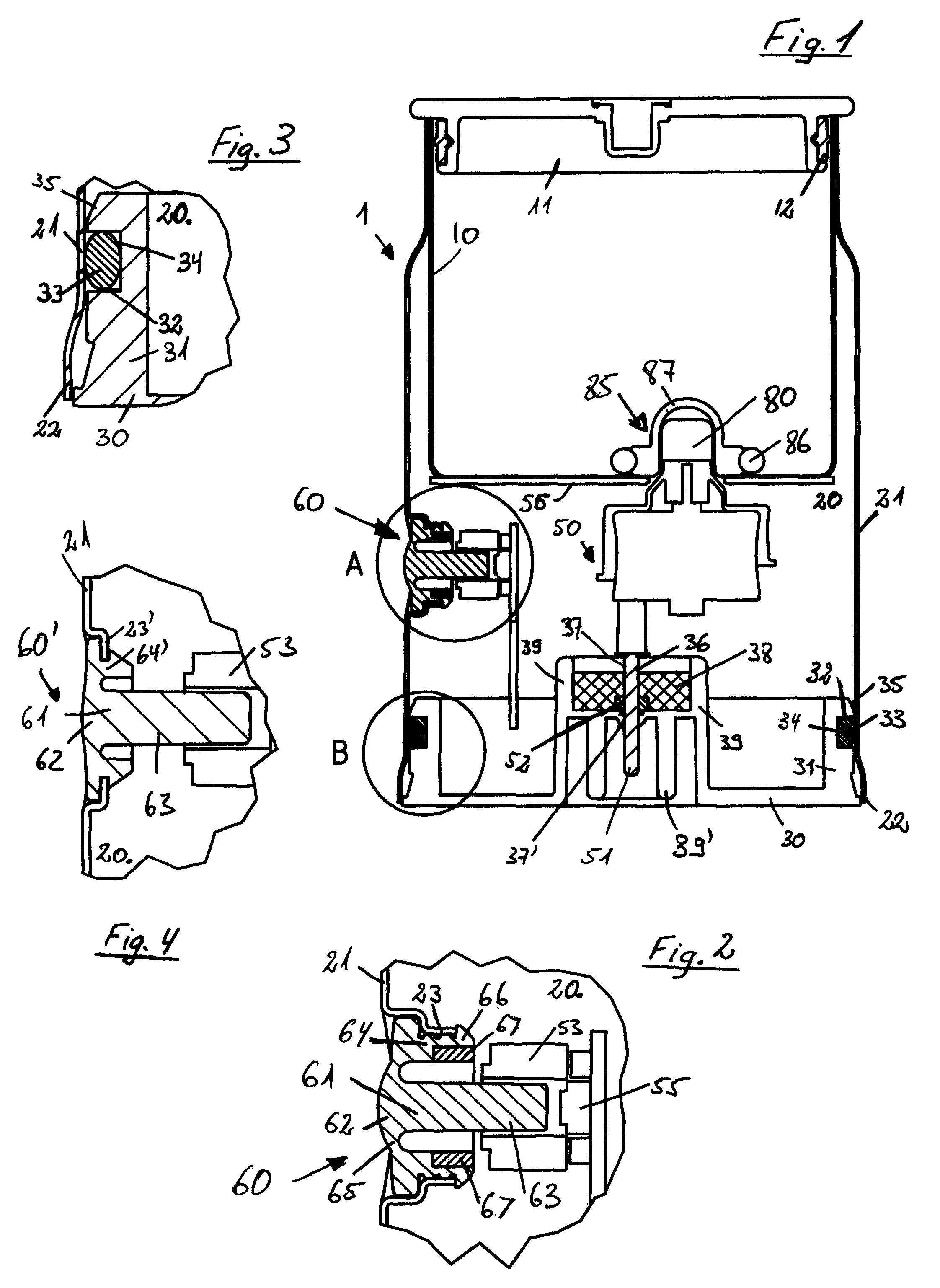 Appliance for conditioning a milk-based liquid