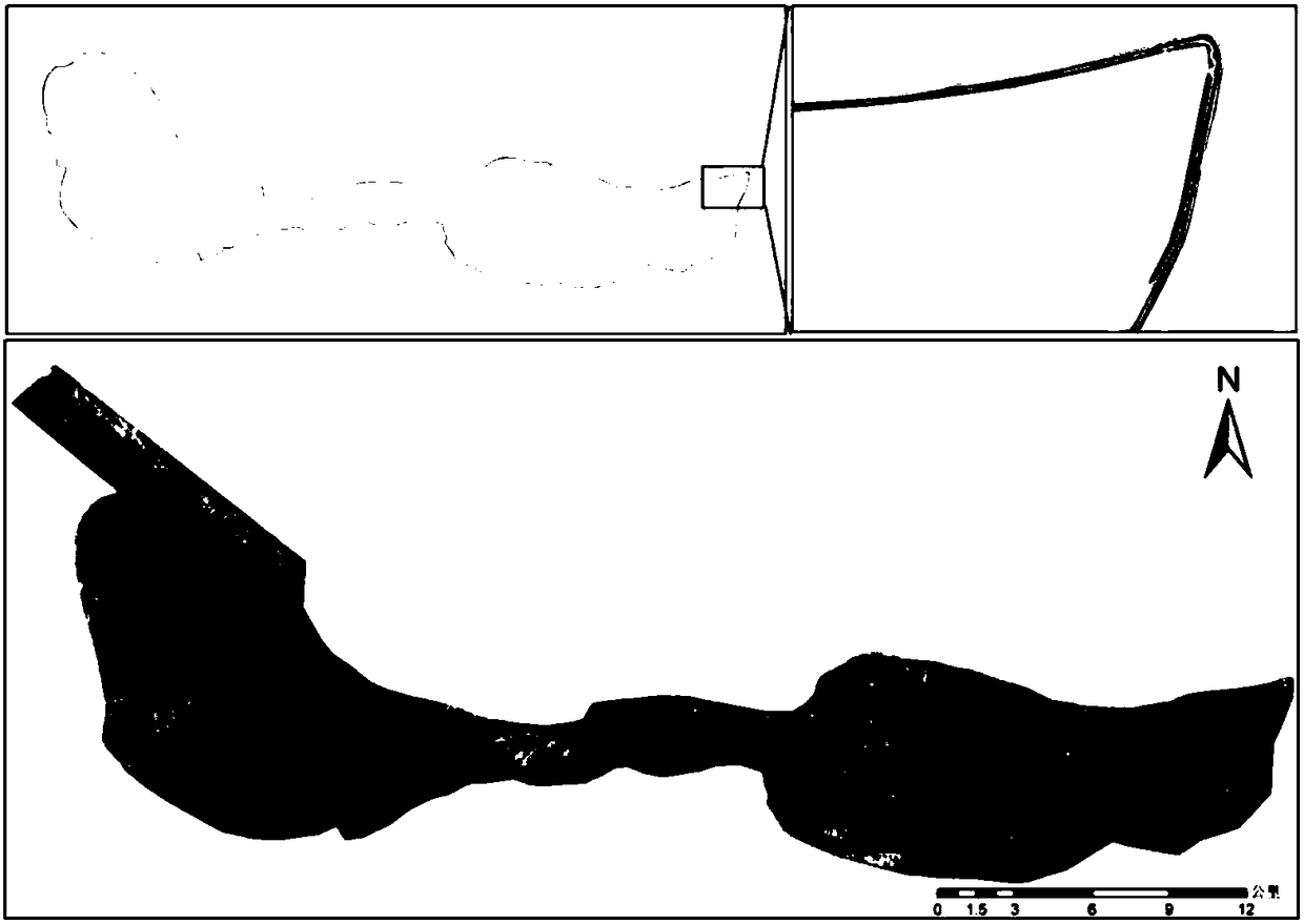 Method for extracting levee line data based on high-resolution digital terrain