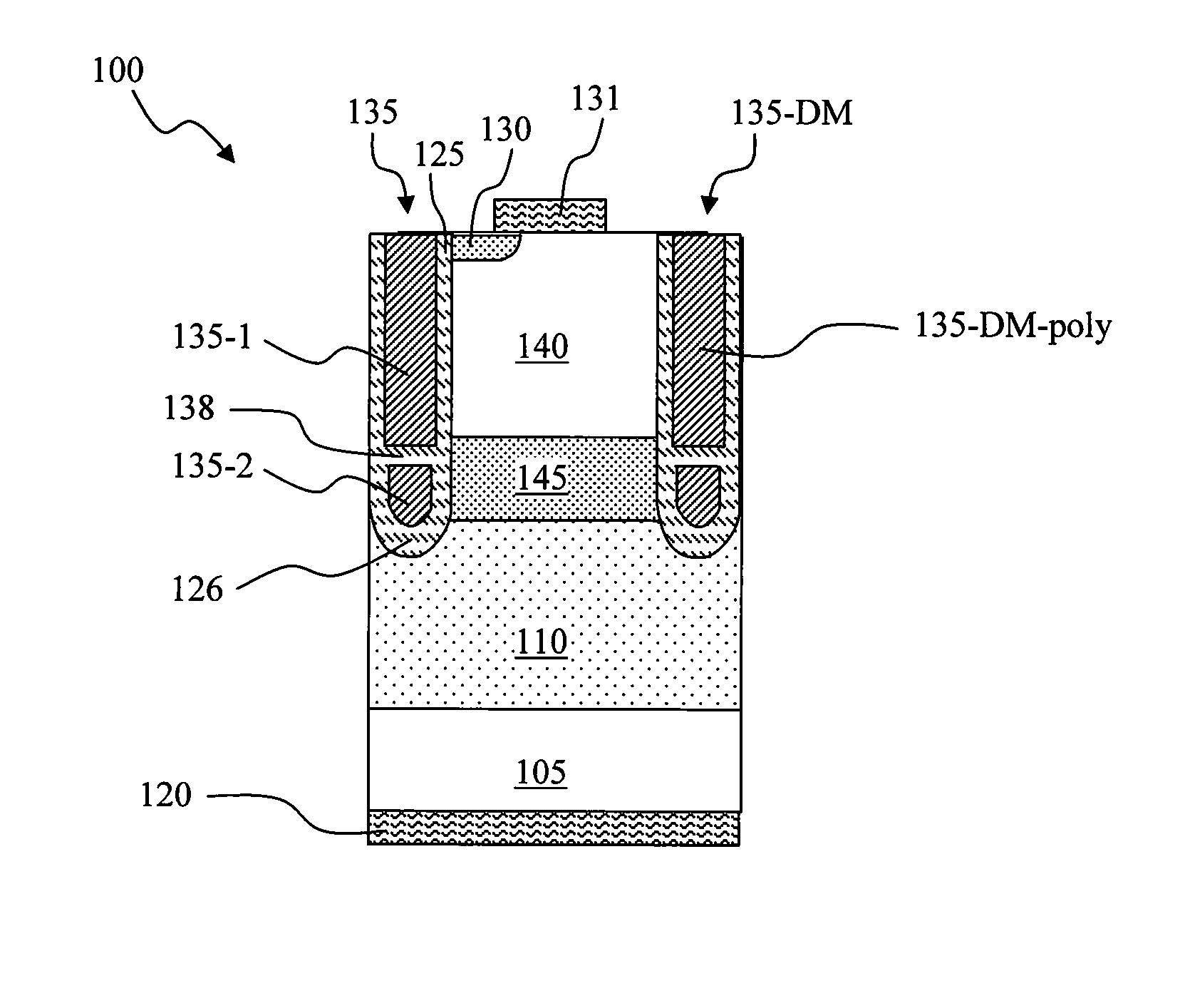 New dual-gate trench IGBT with buried floating p-type shield