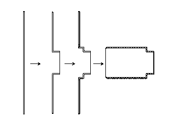 Radio frequency coaxial cable connector and processing and assembling process thereof