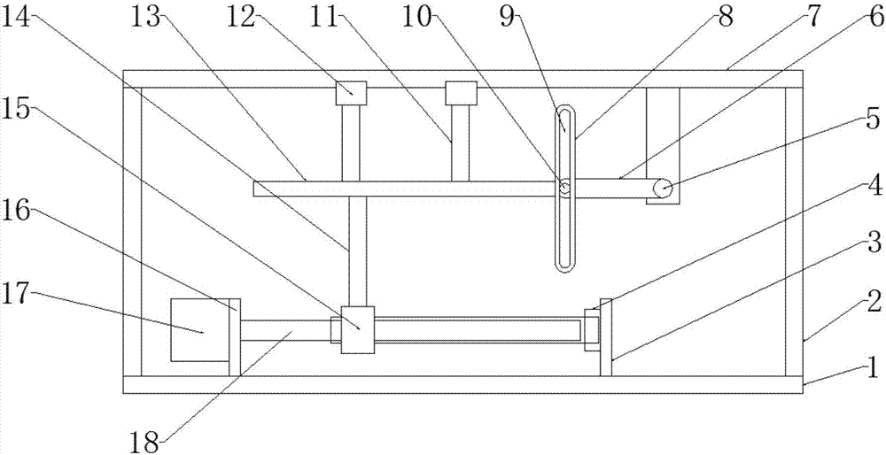 Pipeline internal and external wall rust removal device for construction site