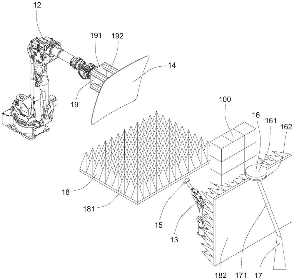 Compact range antenna test system