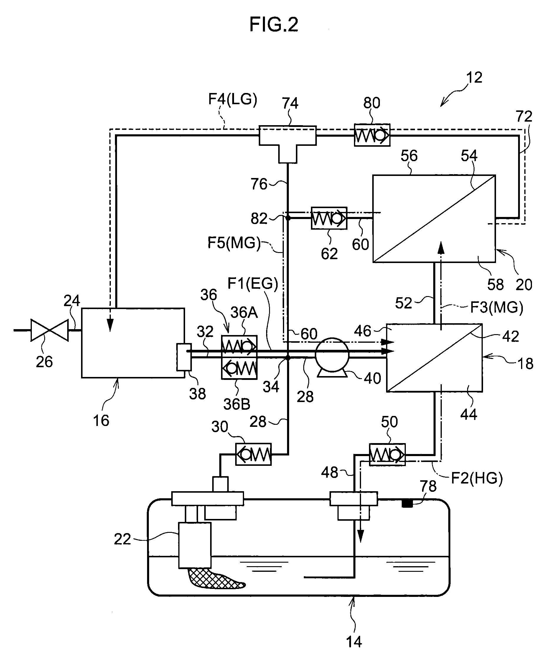 Evaporated Fuel Processing Device