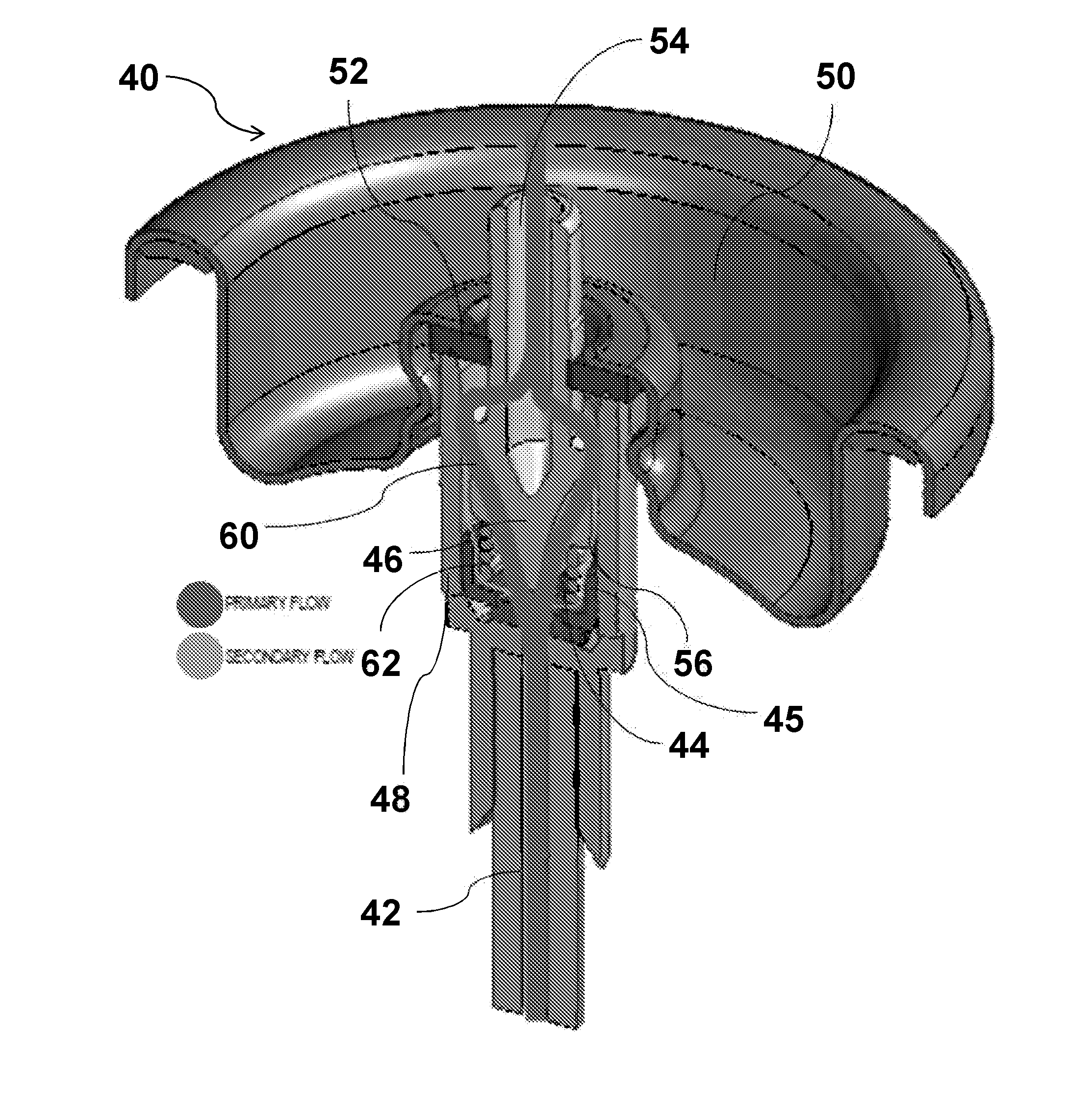 Free flow aerosol valve