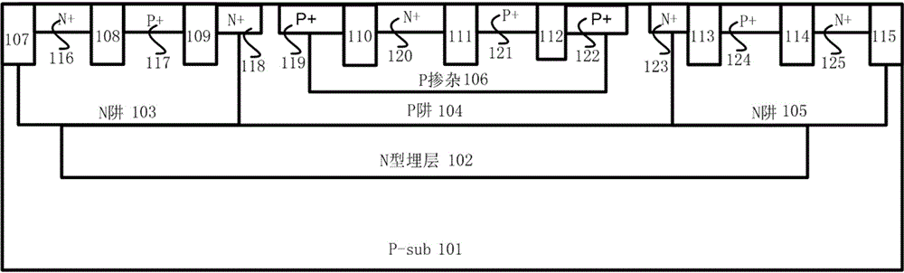 A high voltage esd protection device with small hysteresis scr structure of zener breakdown