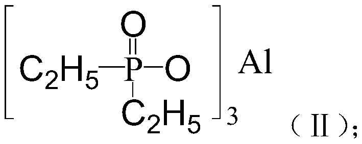 A non-droplet, water-stained, halogen-free flame-retardant polyurethane resin and its application