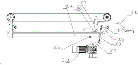 A driving mechanism of a medium-package machine