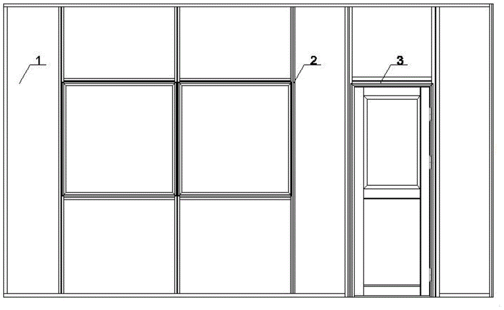 Rapidly-detachable wall partitioning system