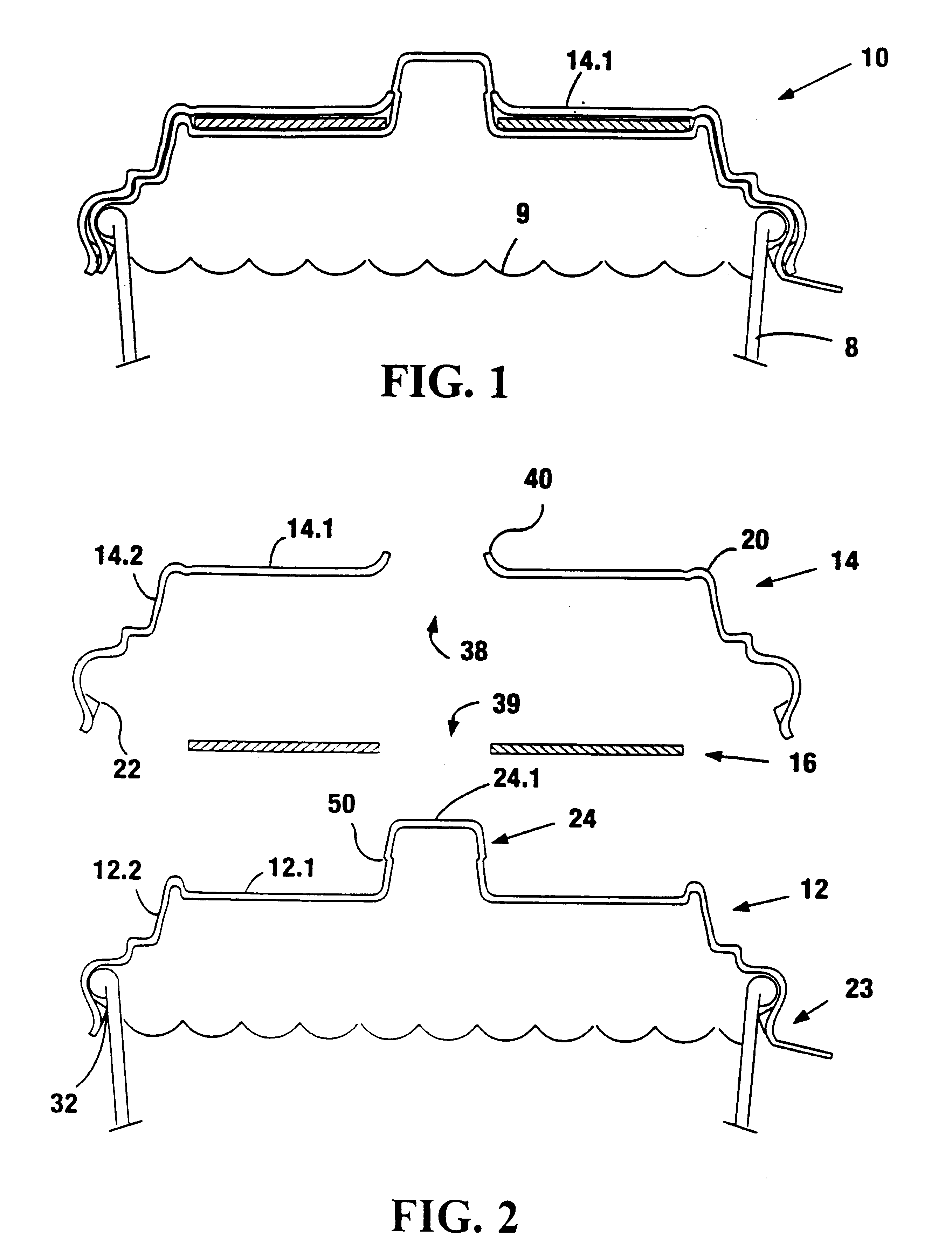 Combined merchandise container and display device