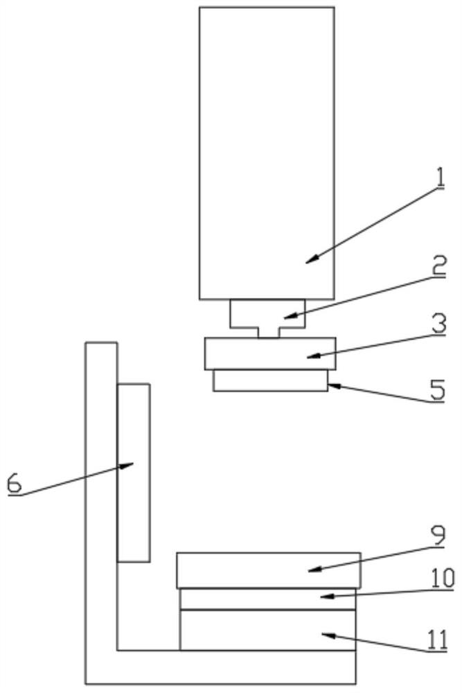 Method and device for stably controlling pressing force of mainboard test CPU (Central Processing Unit)