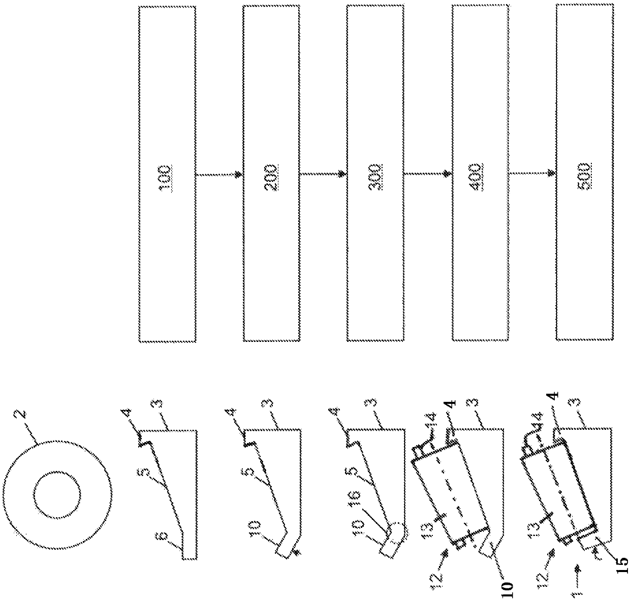 Method for producing a tapered roller assembly, tapered roller assembly and tapered roller bearing