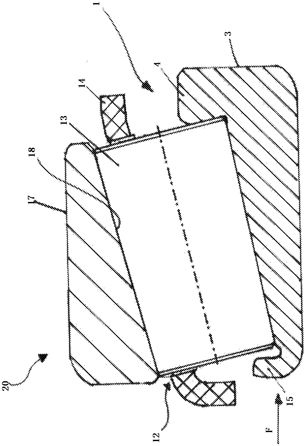 Method for producing a tapered roller assembly, tapered roller assembly and tapered roller bearing